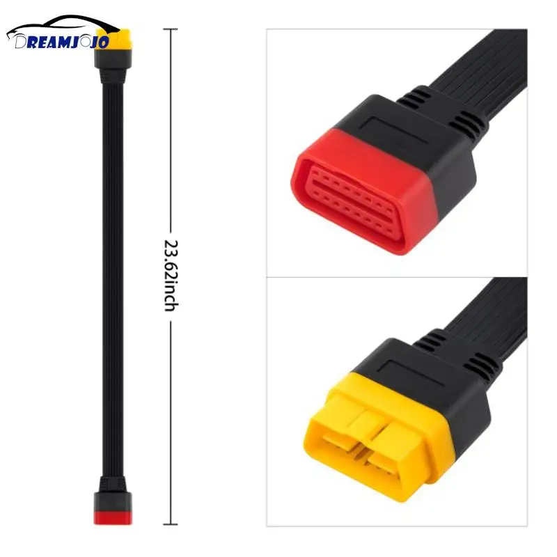 

Universal 16 Pin Male To 16 Pin Female OBD 2 OBD II Extension Connector For Auto Diagnostic Extending Cable