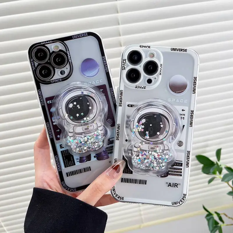 

Cute Astronaut Phone Case for iPhone X XR XS 7 8 Plus 11 12 13 pro MAX 13mini cover