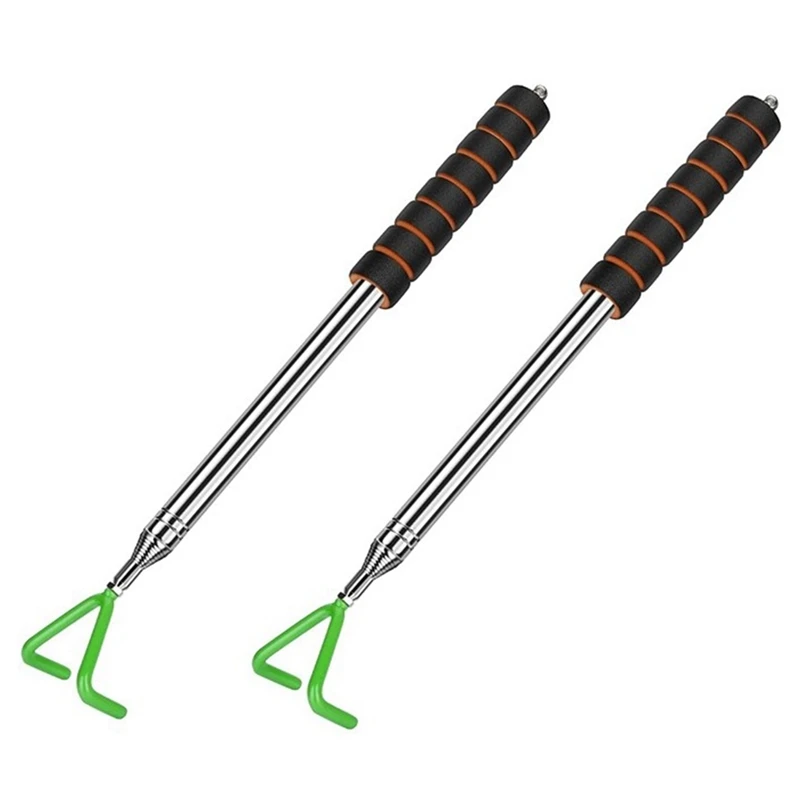 

2Pc Disc Golf Retriever Telescoping Disc Golf Grabber Durable Stainless Steel Disc Golf Retrieving Device Retrieve Discs