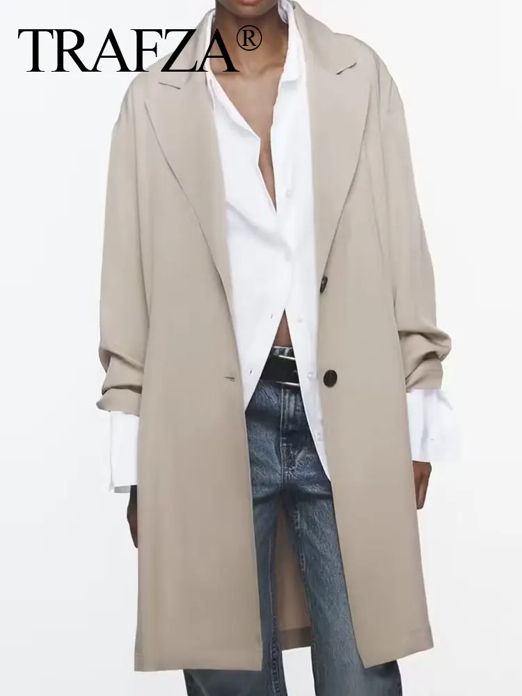 

Женское шерстяное пальто на пуговицах, с длинным рукавом