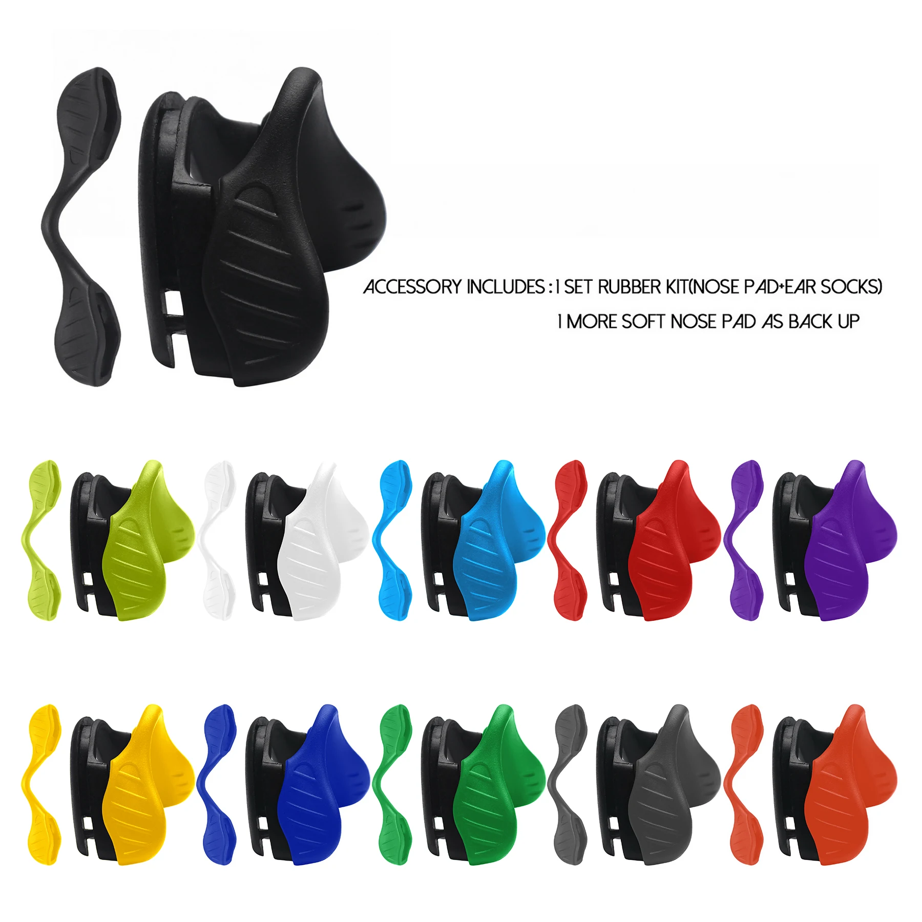 Резиновые запасные носовые части Bsymbo для подлинной M-оправы 2 0