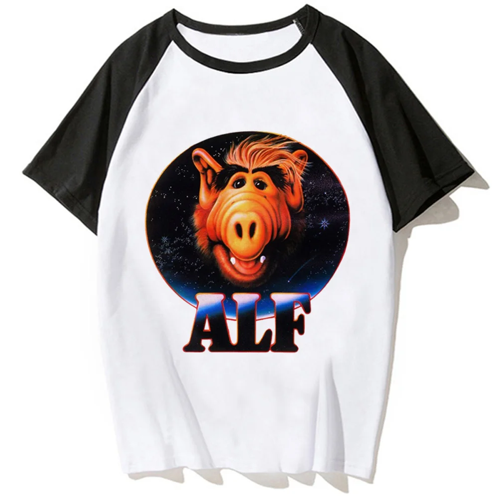Женская футболка Alf harajuku уличная одежда для девушек с мангой