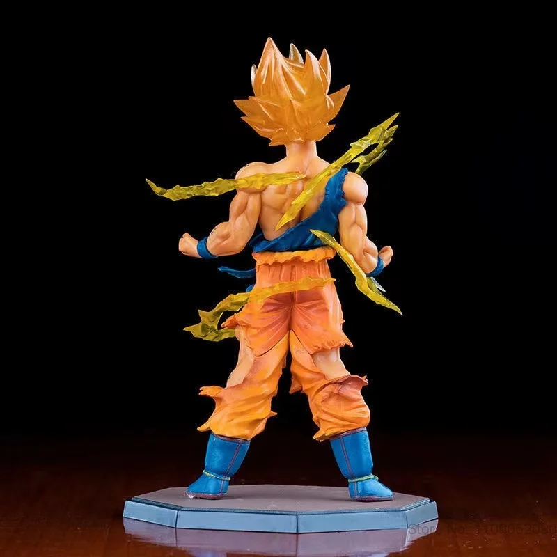 Bandai Драконий жемчуг Goku экшн-фигурка Аниме Супер сайян модель подарки