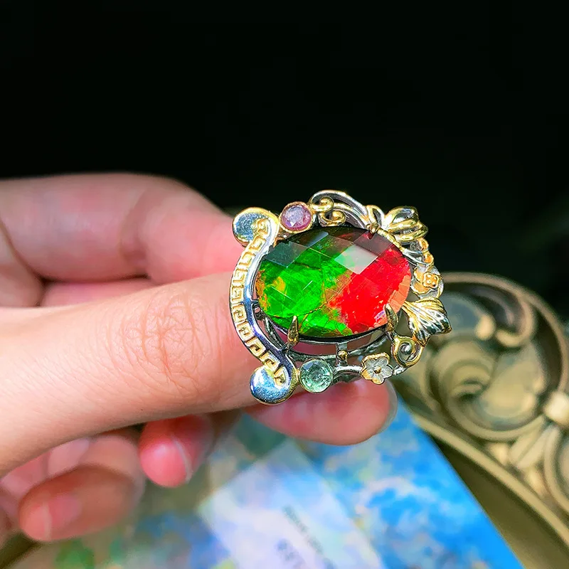 

Кольцо регулируемое с фианитом женское, серебро 925 пробы