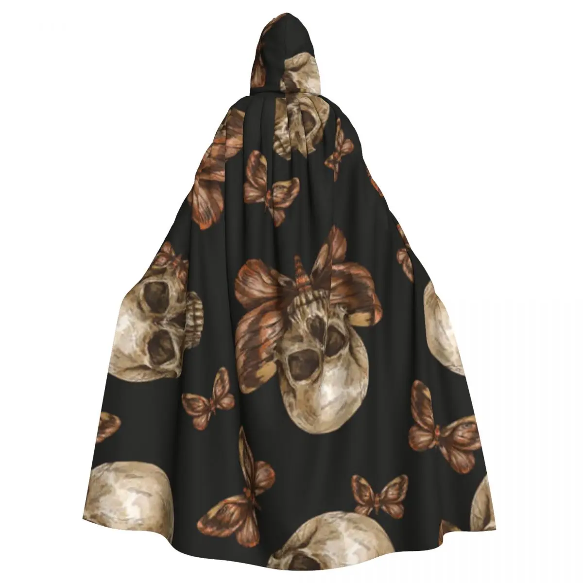 Костюмы для косплея в средневековом стиле с капюшоном виде мистического черепа