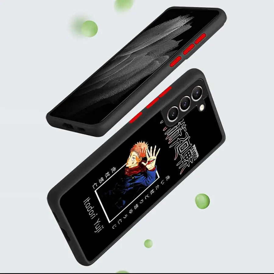 Милый чехол для телефона Jujutsu Kaisen Samsung Galaxy Note 20 Ultra Plus Lite 9 8 A21 A05 A06 A50 A52 A70 s A31 A51 A71 A16 5G
