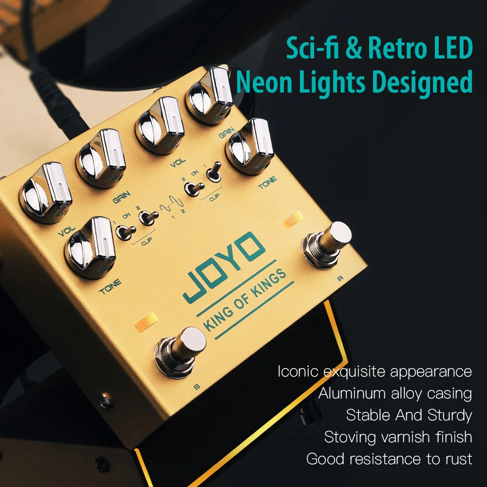 JOYO R-20 Overdrive гитарная педаль двухканальный гитарный эффектор 9 В источник питания с независимой зажимкой аксессуары для гитары (art.: 3920ced3fe696) - 3920ced3fe696