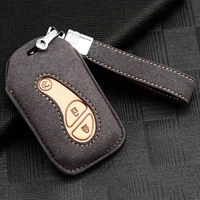 leather car key fob shell cover case for lexus rx350 2010 2011 2012 2013 2014 auto accessories
