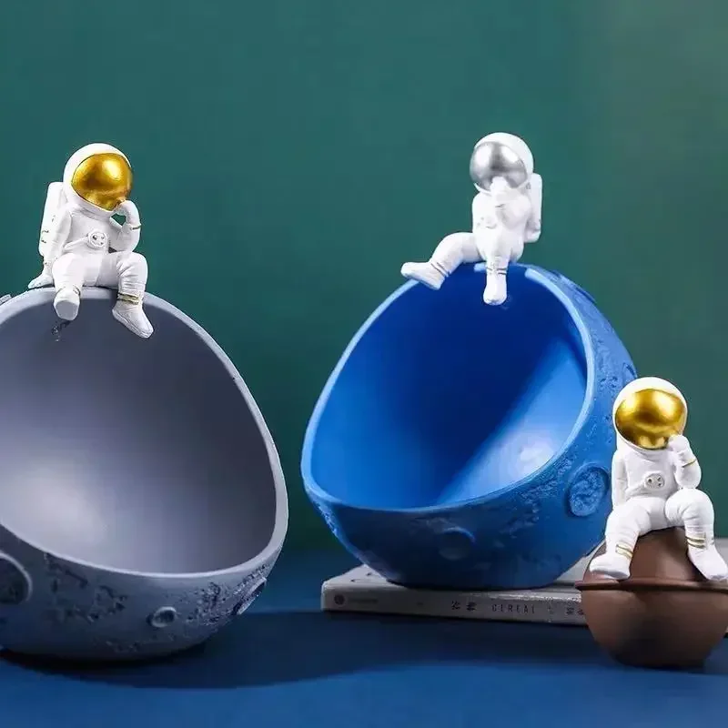 Статуэтки для хранения астронавта статуи из смолы украшения скульптура