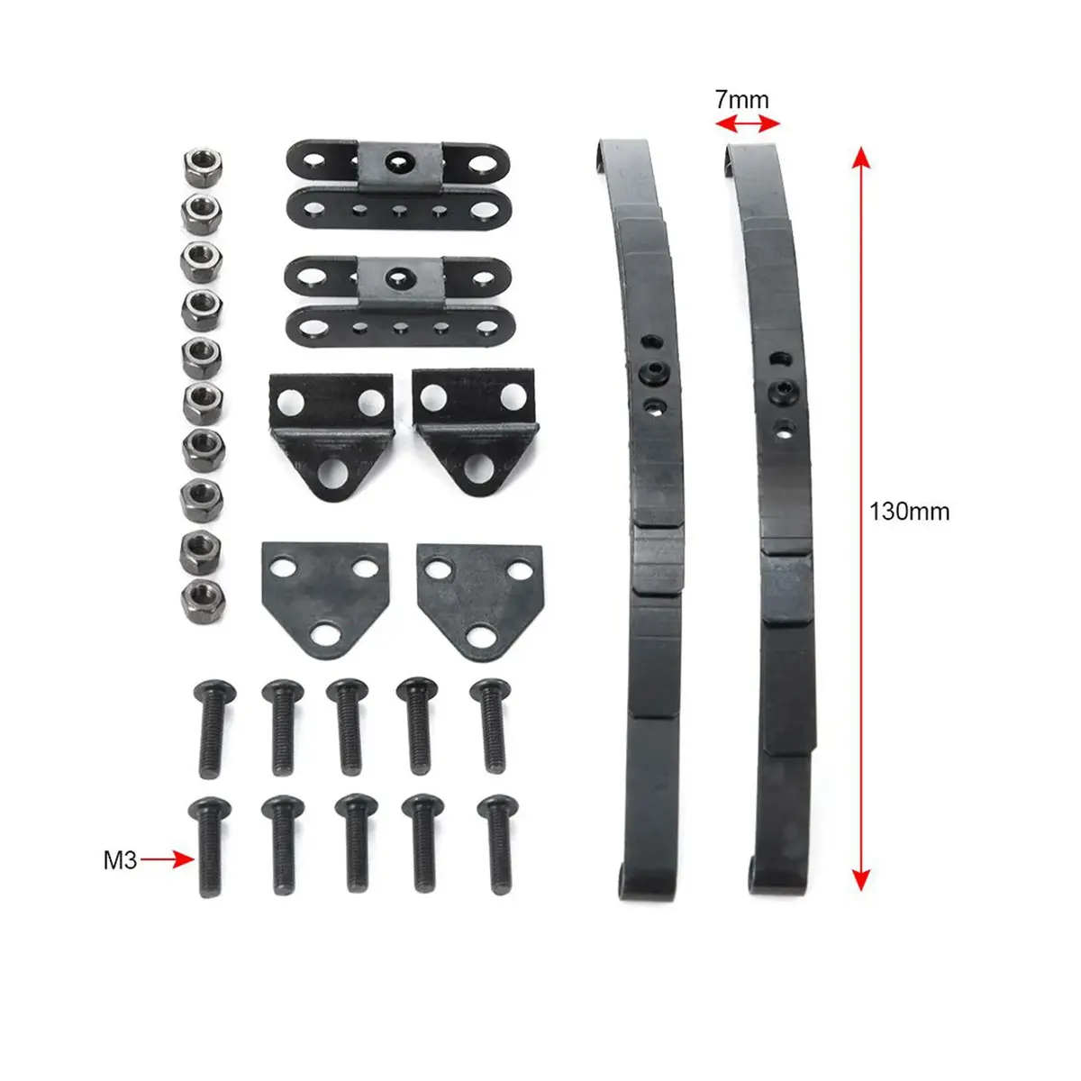 HWRC стальной пружинный подвесной стержень для 1:10 RC Rock Crawler D90 Axial SCX10 F350