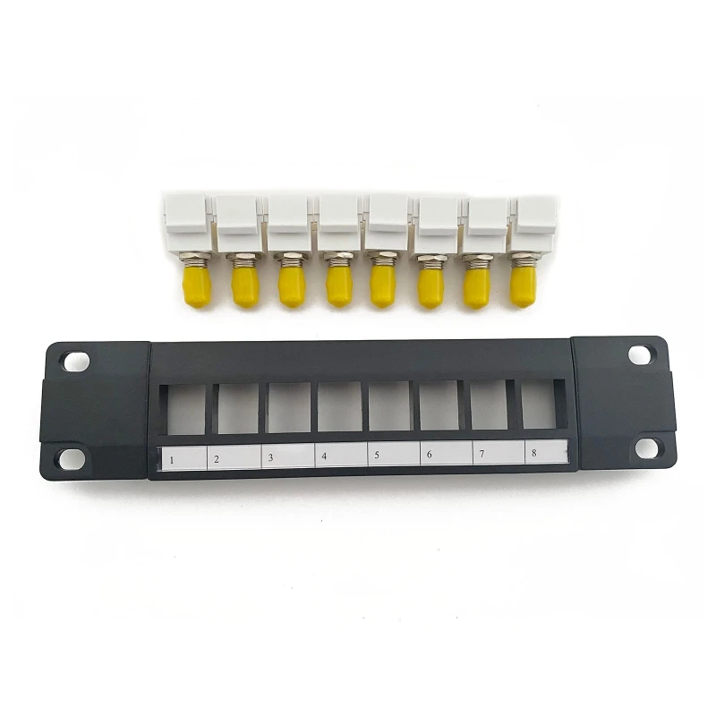 

Wallmount or Rackmount 1U Ethernet Patch Panel Punch Down Block for ST Cabling Drop Shipping