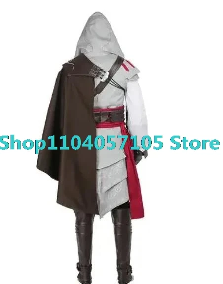 Hot Creed Cosplay Costume Ezio Assasin Connor Sweater Pants Coat Halloween Set For Man