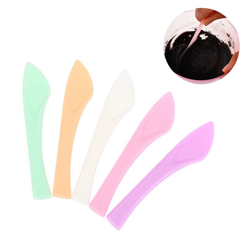 

Large Thickened Mask Applicator Squeegee Plastic Hair Removal Cream Scraper Wax Stirring Mixing Stick DIY Make Up Tools