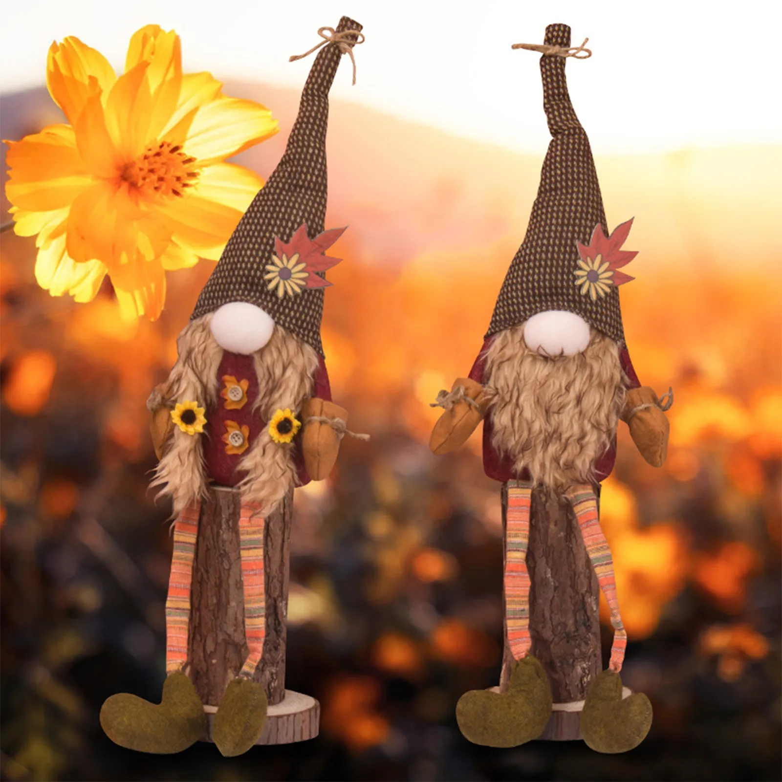 

2022 Halloween Decoration Cartoon Leggy Rudolph The Forest Man Figure Striped Leprechaun Doll Home Party Decoration Holiday Gift