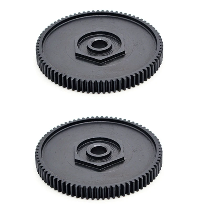 

2X Metal Steel Reduction Gear 77T 7511 For ZD Racing DBX-10 DBX10 1/10 RC Car Upgrade Parts Spare Accessories