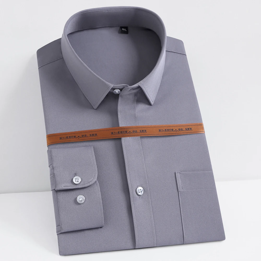 Мужская рубашка NoEnName_Null из полиэстера и спандекса