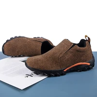 men casual shoes 2022 new breathable outdoor sneakers cozy wearable hiking shoes walk non slip travel shoes work couples loafers