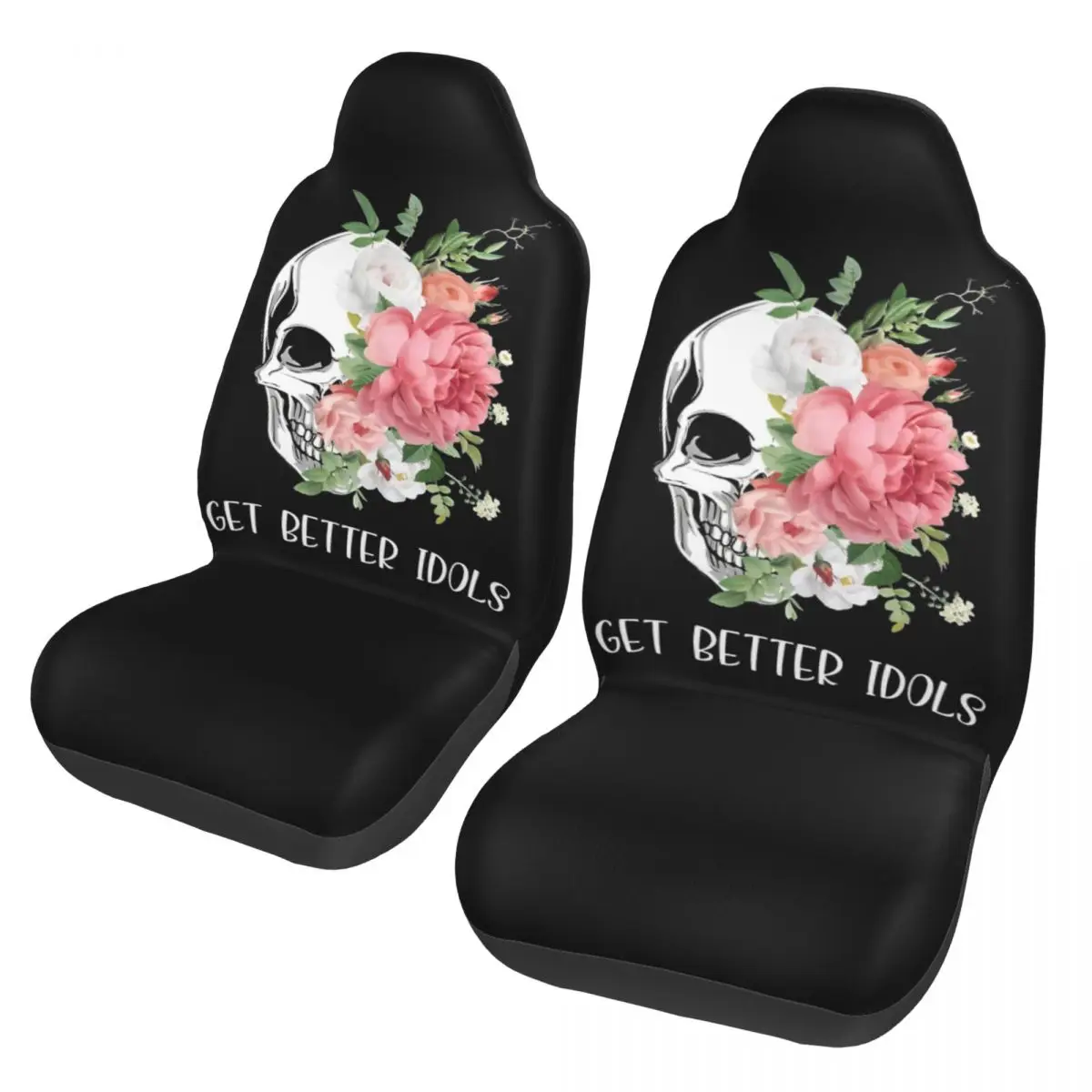 Универсальный чехол для автомобильного сиденья Aqua Tofana Skull Flower четыре сезона