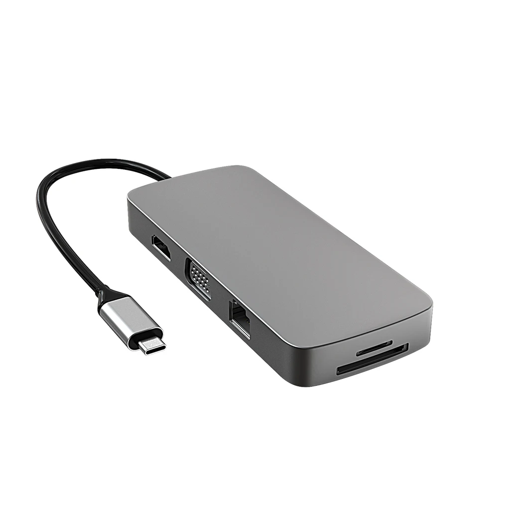 

Converter Adapter Multi-functional Professional 10-in-1 Creative Rust-proof Charger Supply High-strength Travel to Use Hub