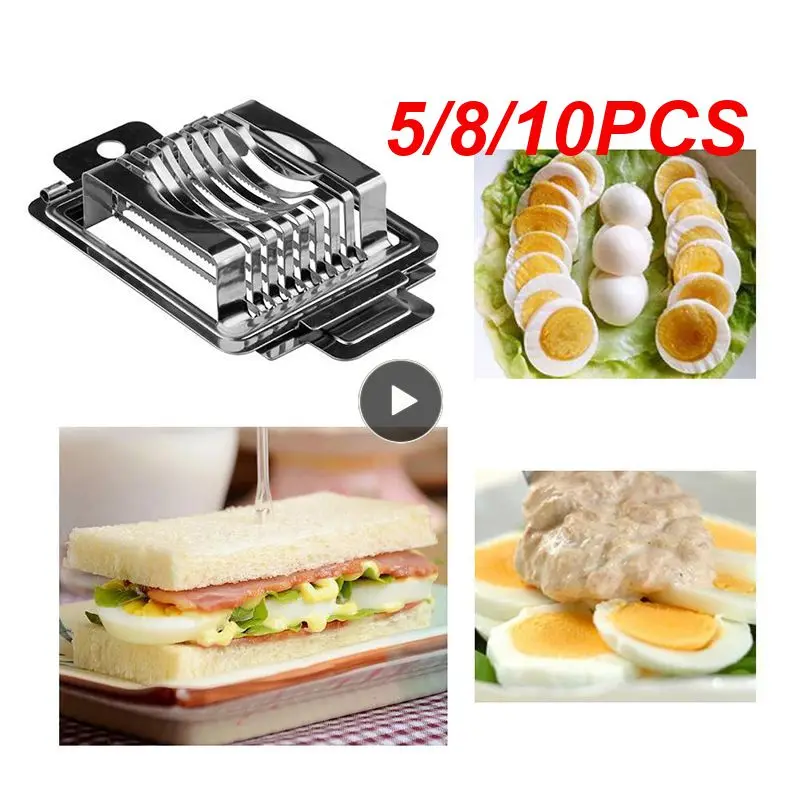 

5/8/10PCS Luncheon Meat Sectioner Molds Multifunctional Eggs Tools Portable Fruit Slicer Household Kitchen Accessories Tools