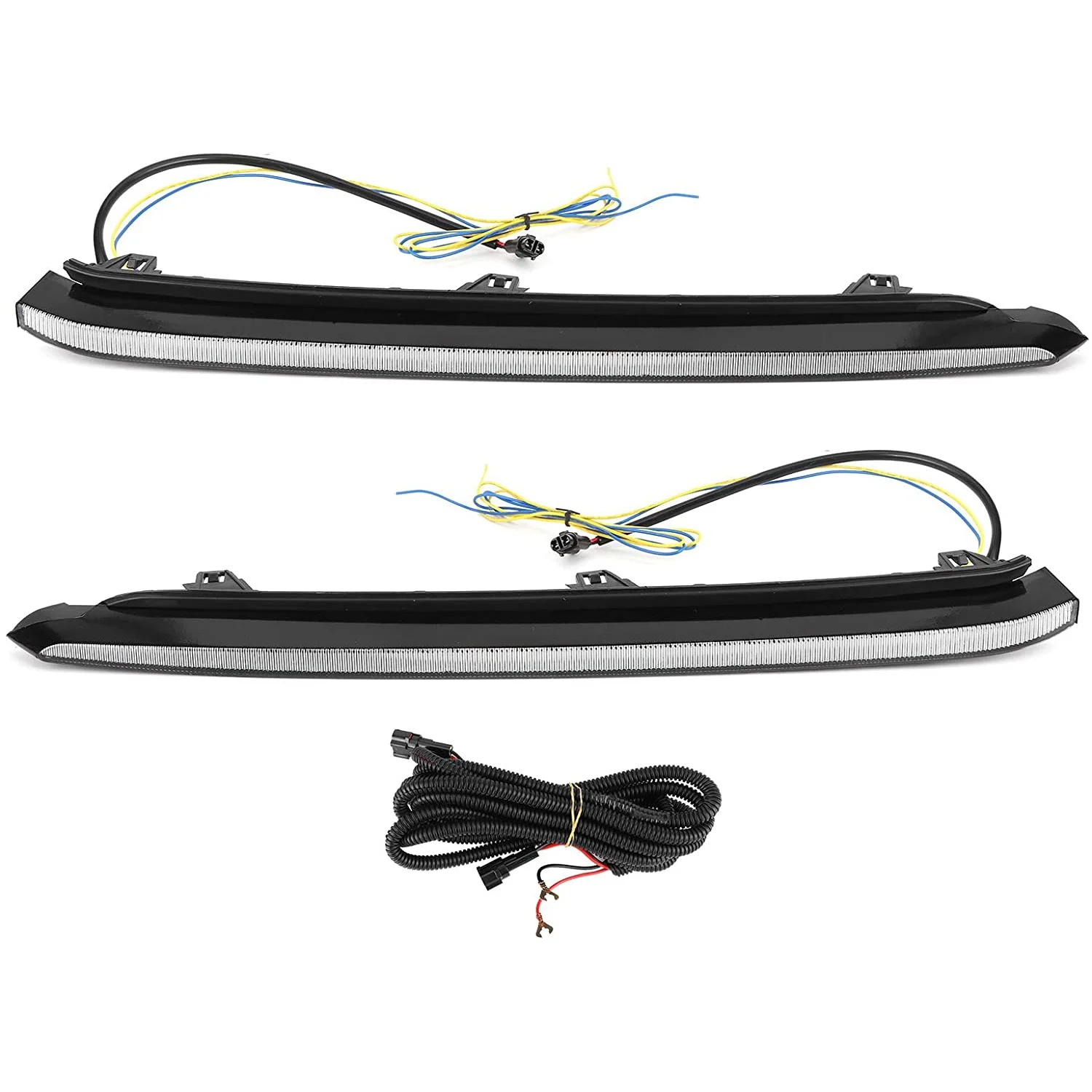 Светодиодные DRL дневные ходовые огни противотуманные фары с динамическим