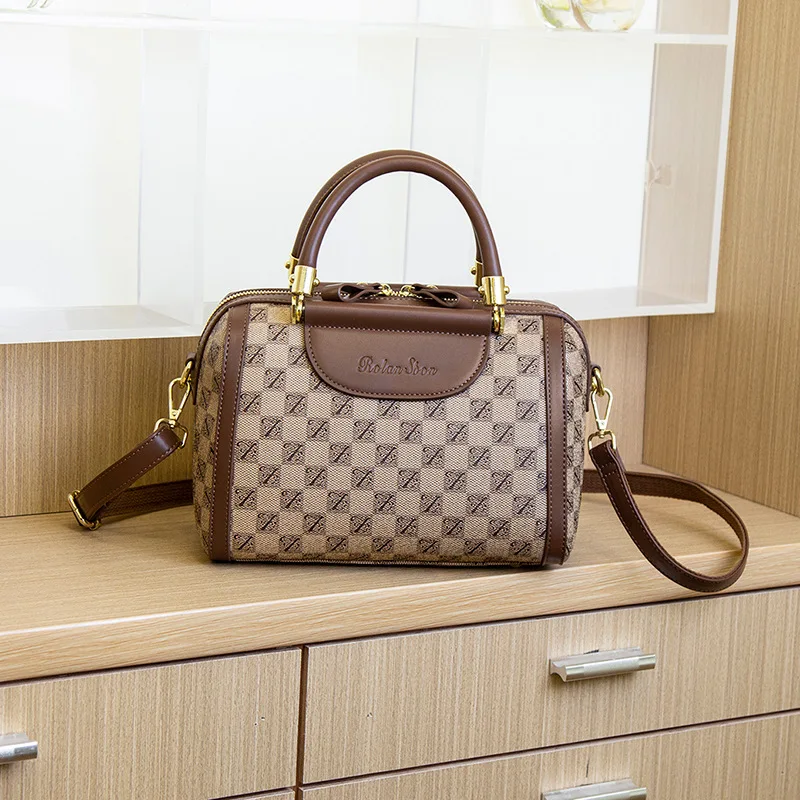 

Простая удобная сумка, модная Наплечная Сумка, деловая Маленькая женская сумка, Индивидуальная сумка через плечо, кожаная сумка