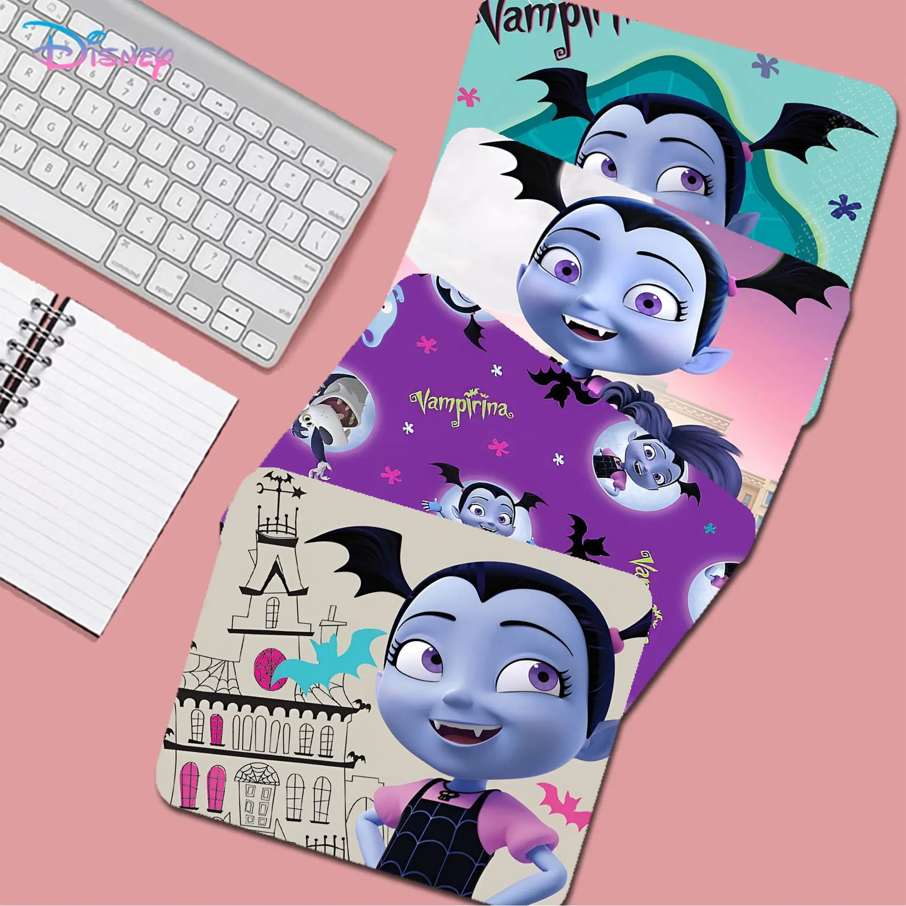

Disney Vapirina Mousepad Animation Office Computer Desk Mat Table Keyboard Big Mouse Pad Laptop Cushion Non-slip Desktop Mat