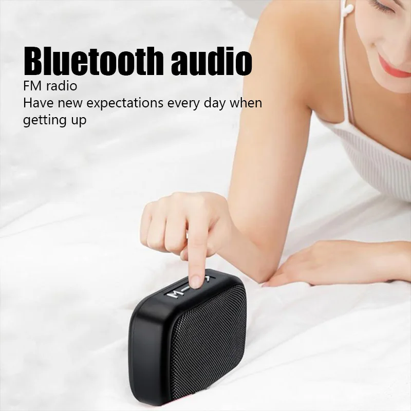 

Портативная беспроводная bluetooth-колонка с сабвуфером, USB 5,0