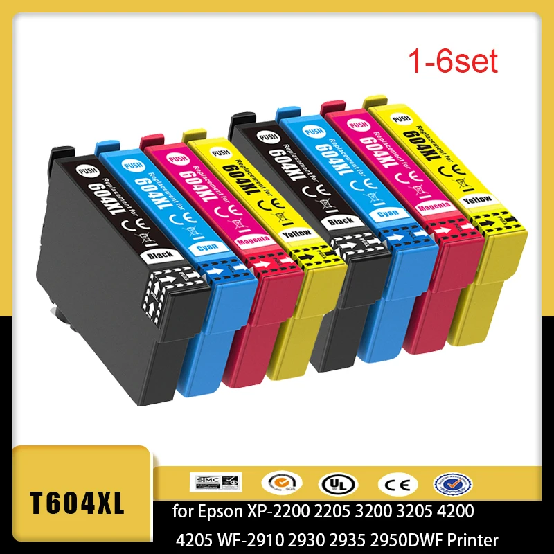 Vliaxh EU 604XL T604XL T604 XL 604 Совместимый картридж для струйных чернил премиум-класса Epson