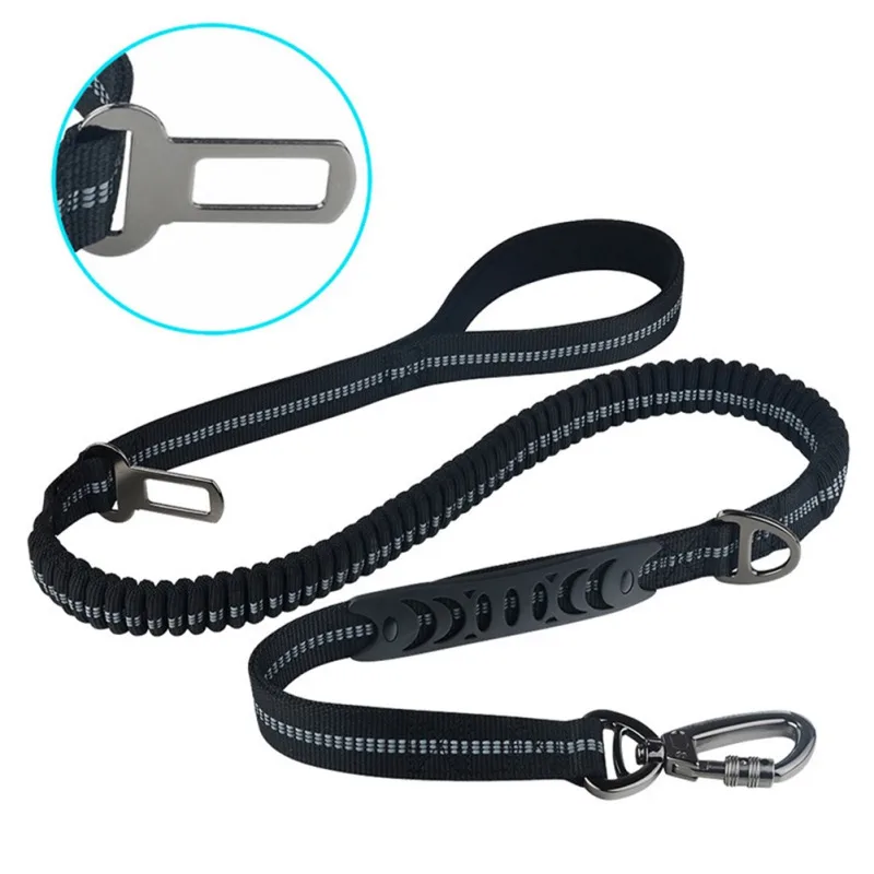 

4-in-1 Multifunctional Dog Leashes Heavy Duty Bungee Dog Leash for Medium Large Breed Dogs, No Pull for Shock Absorption