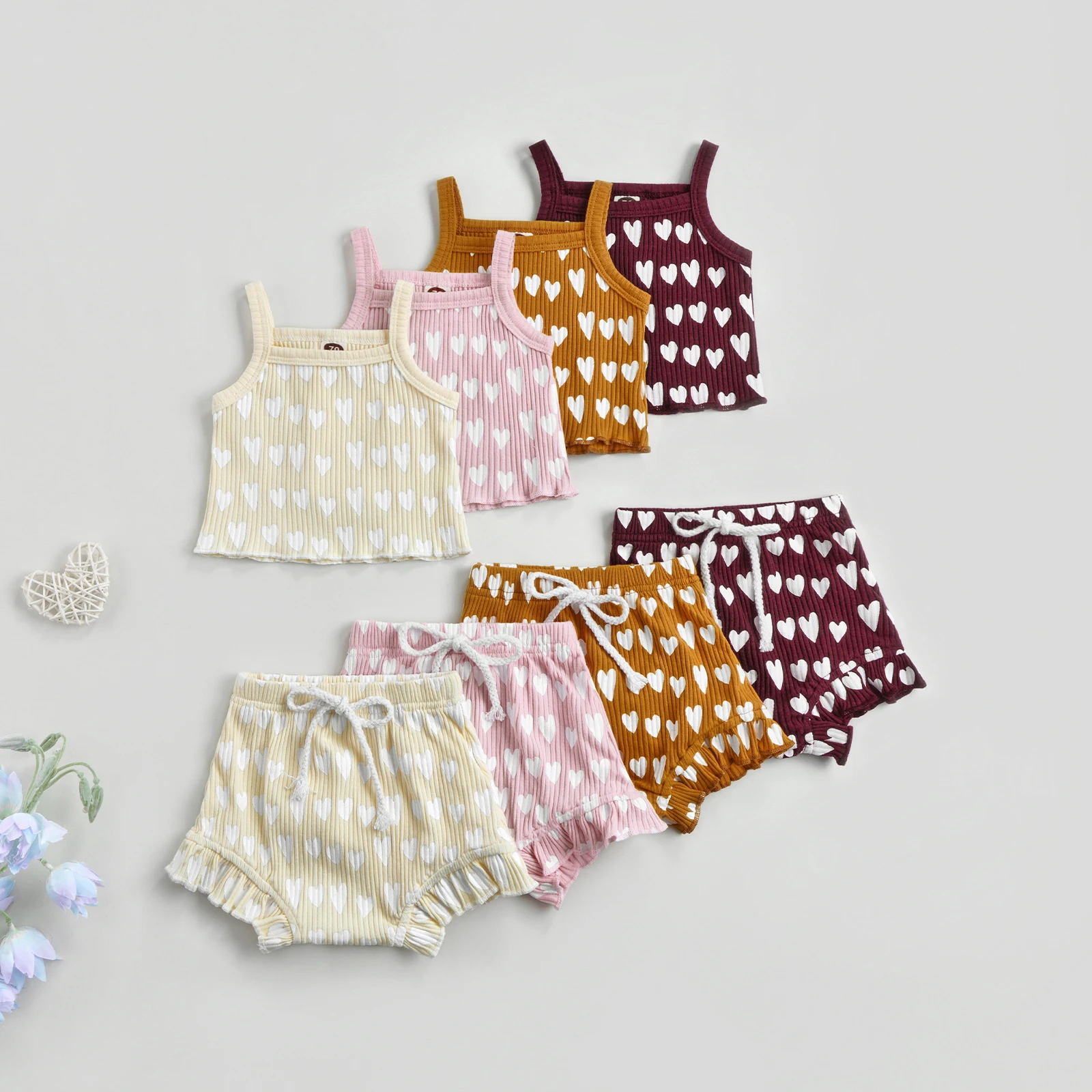 

Жилет и шорты Lioraitiin для новорожденных, на возраст 0-24 месяца, летняя модная одежда для маленьких мальчиков и девочек, комплект из 2 предметов, ...