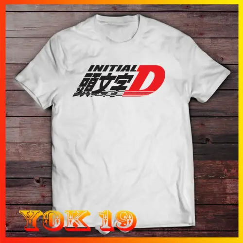 

NEW 2022 Initial D Racing CAR Manga Logo Men's T-SHIRT SIZE S-3XL