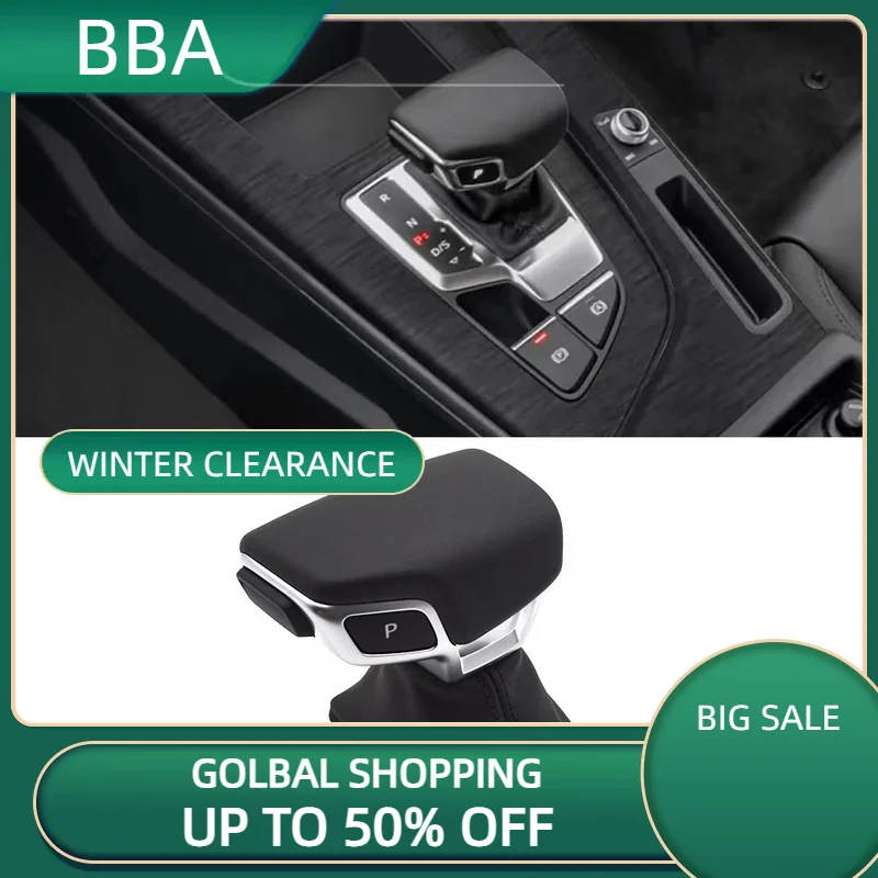 

Aircraft design gear lever shift handball For Audi A4 B9 A6 C8 leather