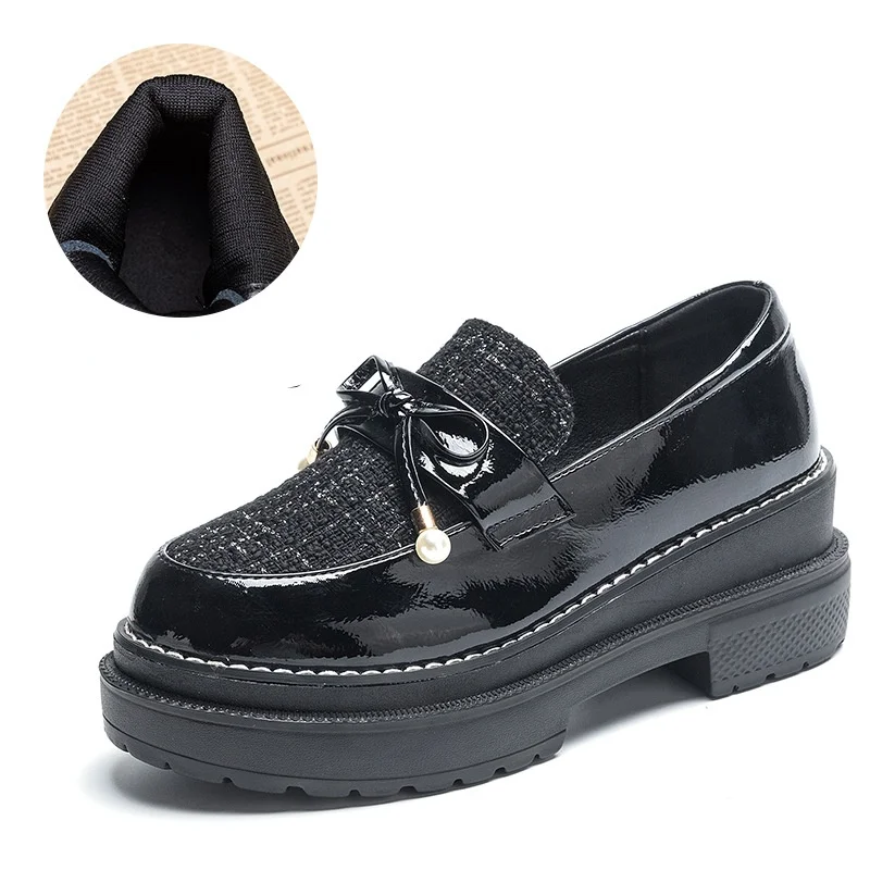 

Туфли-оксфорды женские из натуральной кожи, на плоской подошве, 6,5 см