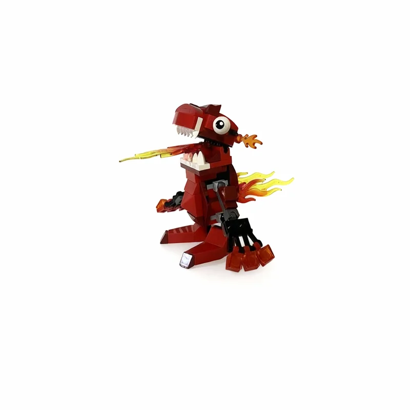 Фото 112 деталей MOC Mixels Infernites Max: Конструктор-модель, архитектурная игрушка, DIY, креативный подарок на Рождество, развивающая идея, строительные блоки №3