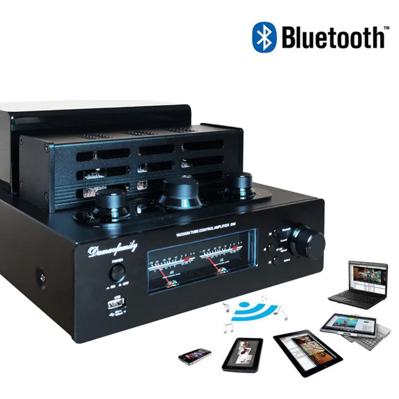 Lyele аудио 6H3N вакуумный трубчатый Усилитель Hifi усилитель высокой мощности 100 Вт * 2