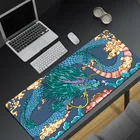 Большой коврик для мыши с изображением китайского дракона на заказ, настольный протектор для ноутбука, большой коврик для мыши, игровые аксессуары, коврик для мыши XXL