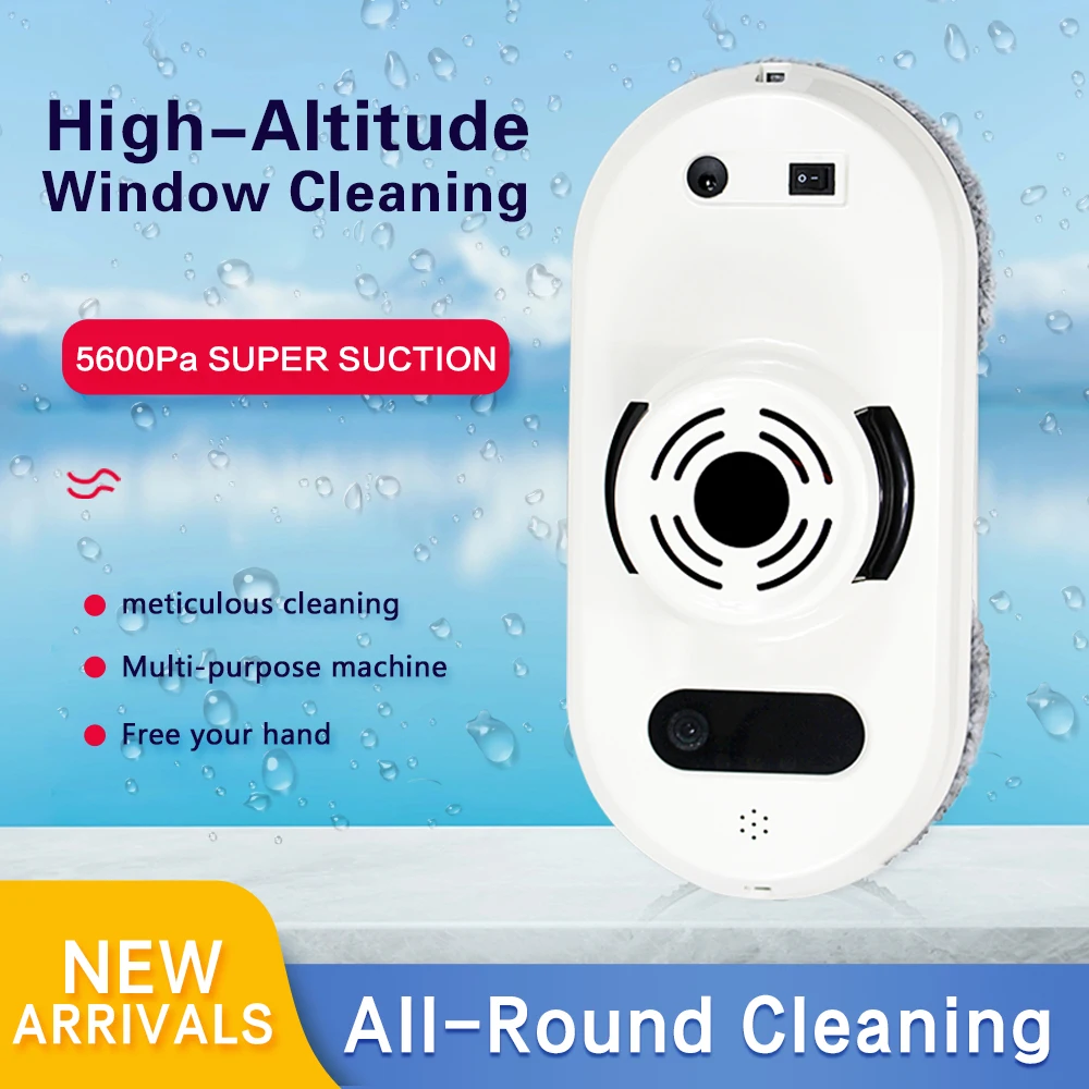 Phoreal Automatic Window Washer Remote Controller Robotic Window Cleaner Electric Robot Vacuum Cleaner for Washing Windows Glass