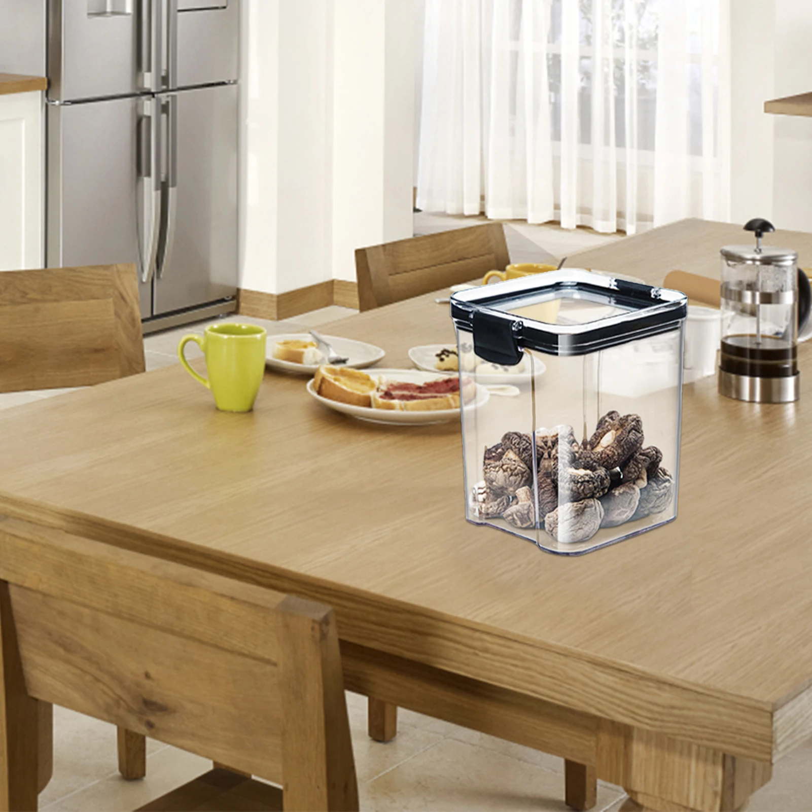 Контейнер для хранения пищевых продуктов органайзер еды с легкими крышками