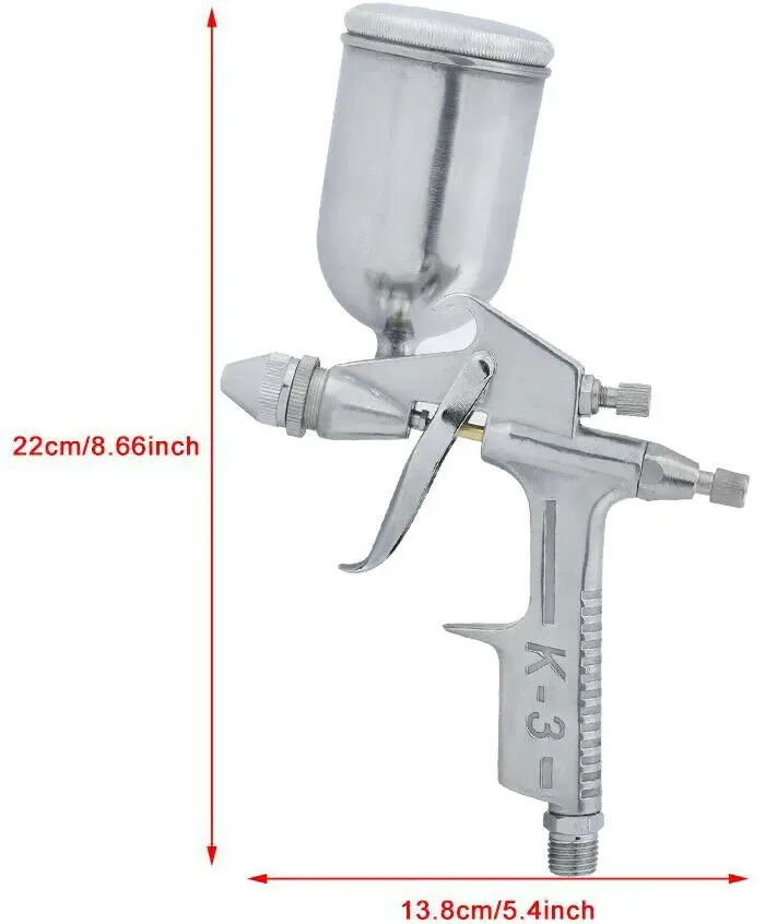 

Краскопульт двойного действия U50 irbrush Kit 0,5, краскопульт для красоты, рисования, татуировок, тортов
