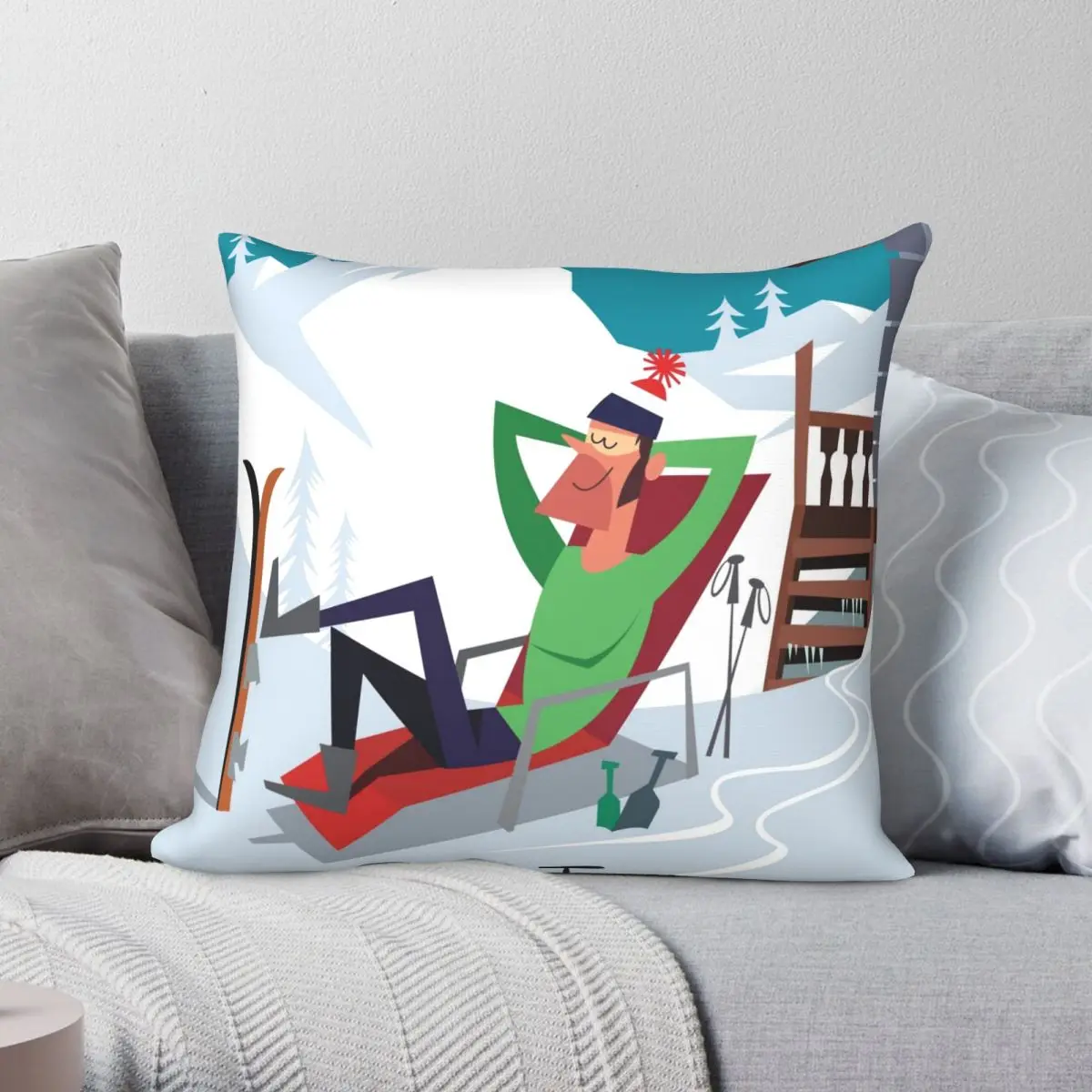 

Декоративная Подушка на молнии, из полиэстера и бархата