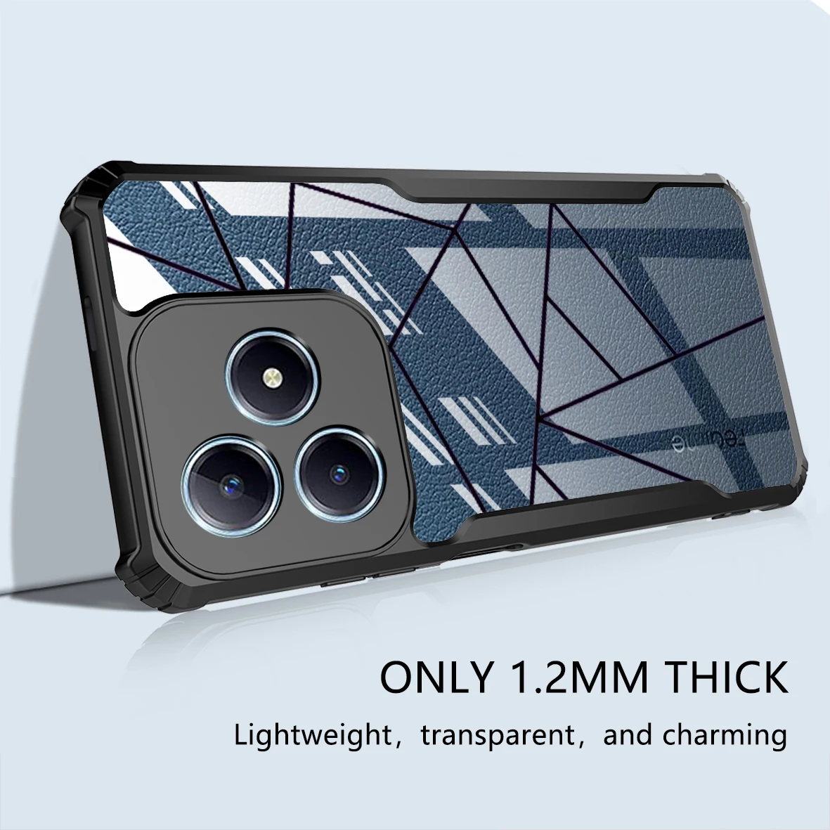 Для Realme C61 C63 C65S C67 C53 C51S C55 C35 C33 C31 C30S C21Y C25Y 25S C12 C21 C11 C17 C15 C3 C2 C1 противоударный чехол