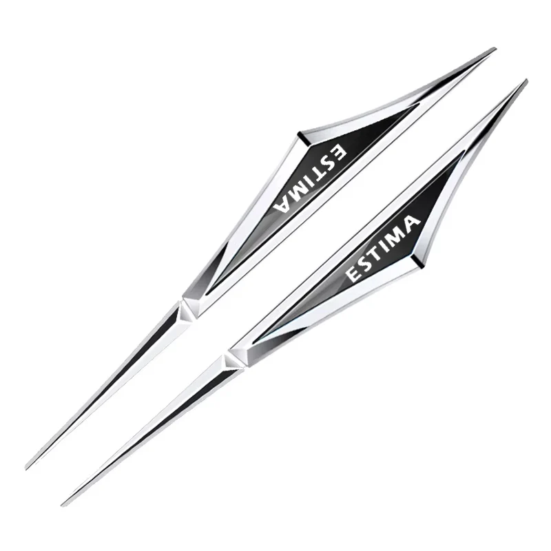 

2 шт. для Toyota Estima логотип автомобиля лезвие крыло боковой логотип декоративная 3D наклейка внешнее украшение подходит автоаксессуары