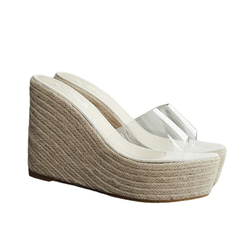 

Women Heels Woman's Slippers Platform Shoes Fashion Thick Sole Women's Sandals Luxury Sandal Summer 2022 Shoe Ladies Chunky Heel