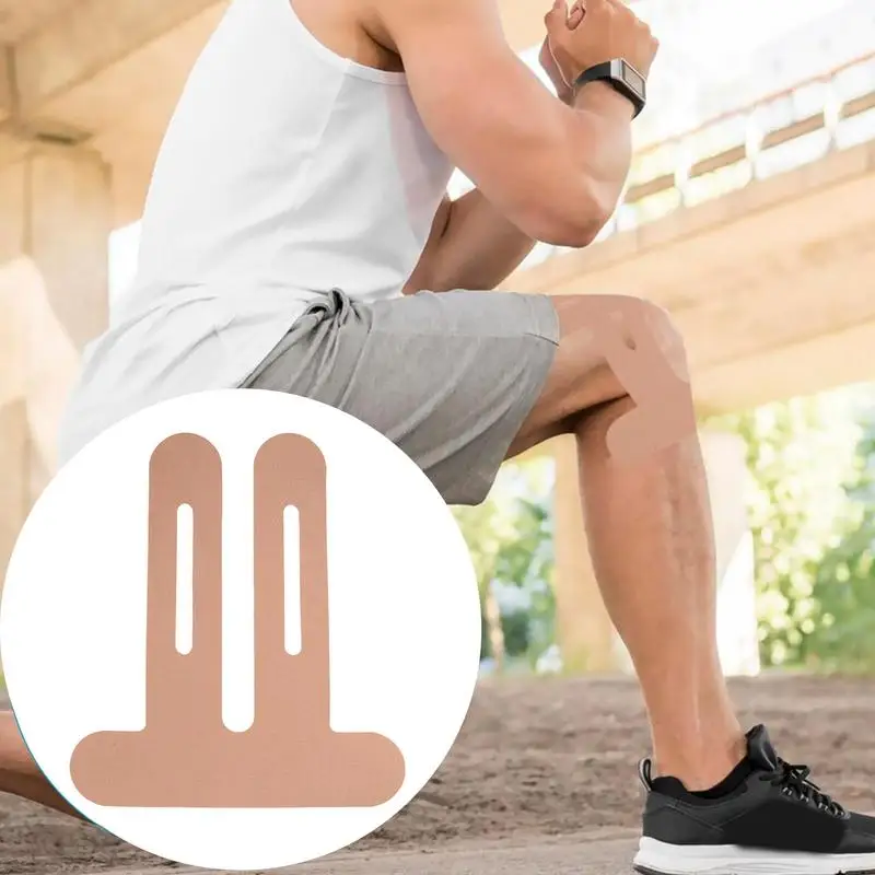 Кинезиологическая лента эластичная спортивная повязка для бега поддержка