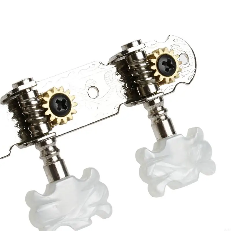 242F одна пара гитарная настройка колышков машины Tuners White Machine для головы