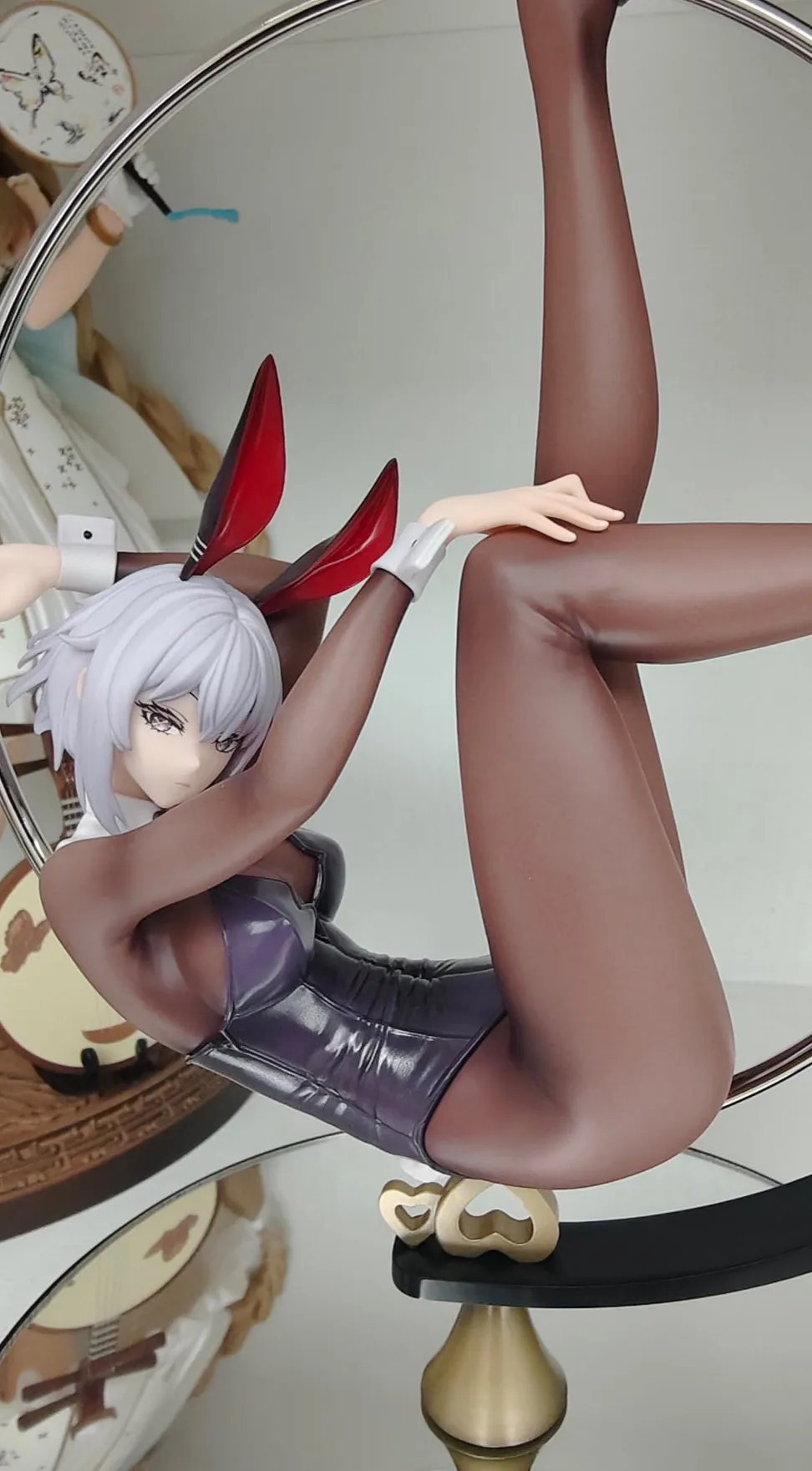 In Stcok ENSOUTOYS Bunny Girl LinaTime круглые движущиеся украшения для красоты коллекция