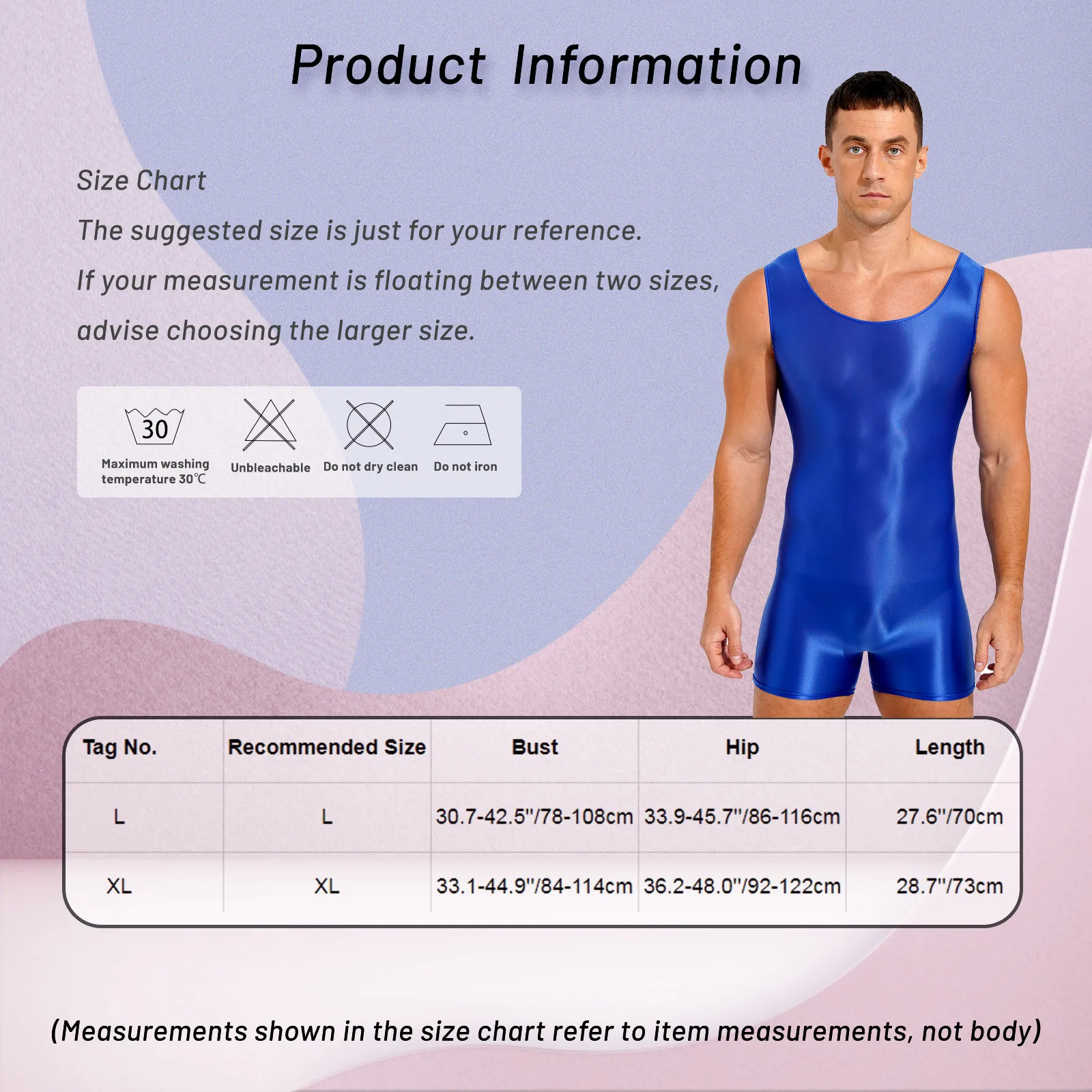 Мужской Блестящий Цельный купальник без рукавов трико комбинезон боди Манкини