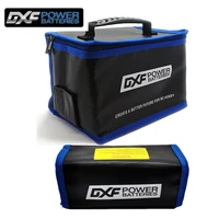 dxf lipo battery safe bag 215 145 165mm fireproof waterproof explosionproof portable bag for rc fpv racing drone car battery