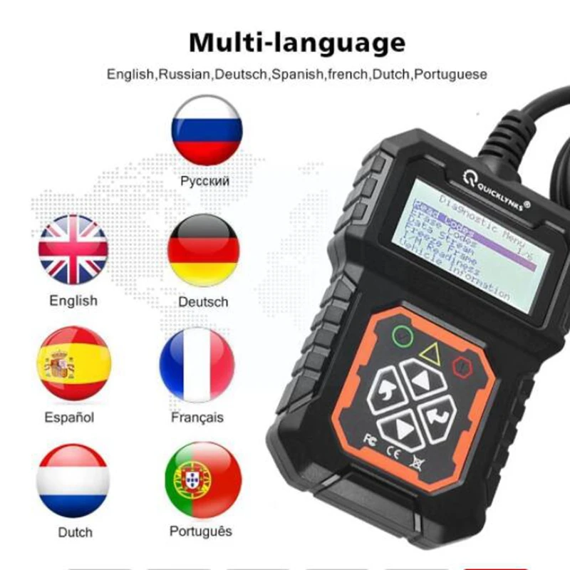 Автомобильный прибор для диагностики ошибок OBD MS309 OBD2 карточка считывания кодов